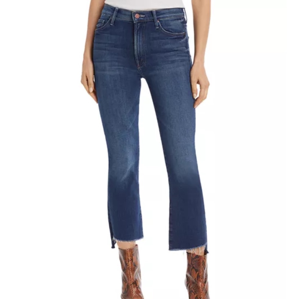 MOTHER Insider Crop Step Fray